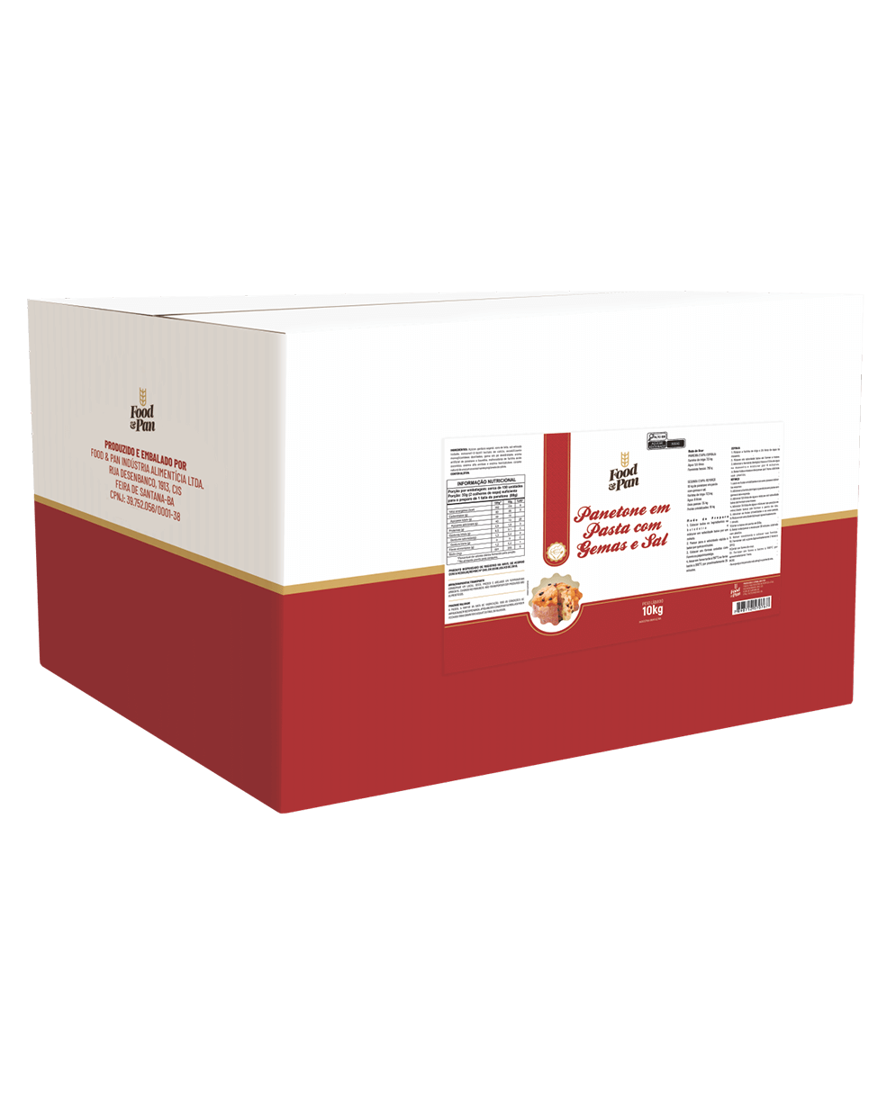 Panetone em Pasta com Gemas